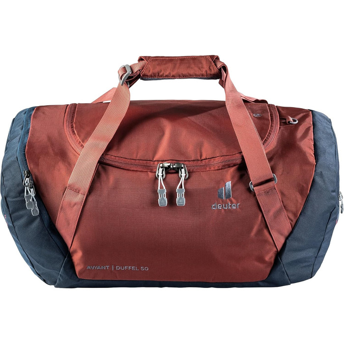 Сумка Deuter AViANT Duffel 50 л спортивна дорожня, червоно-синя