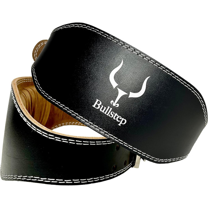 Пояс для важкої атлетики Bullstep зі 100% шкіри для чоловіків та жінок, бодібілдинг, паверліфтинг, кросфіт, тренажерний зал