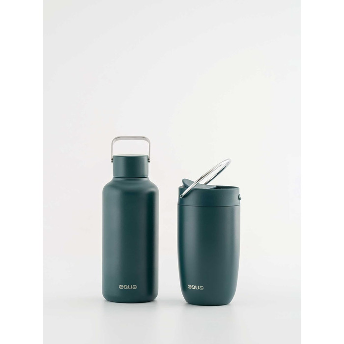Пляшка для води EQUA Timeless, нержавіюча сталь, 600 мл, BPA-free, герметична, багаторазова, стиль Royal