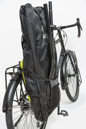 Велосипедна сумка VAUDE Trailcargo, універсальний розмір, яскраво-зелена/чорна