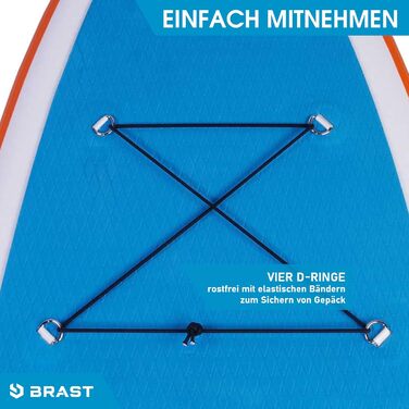 Надувний SUP Board Family BRAST | Комплект для сапсерфінгу XXL | 370x87x15 см, до 210 кг | 7 дизайнів | з аксесуарами (2 сидіння для каяка, 2 петлі для ніг, насос, рюкзак)