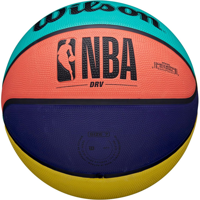 Баскетбольний м'яч Wilson NBA DRV для вулиці, розміри 3, 5, 6, 7