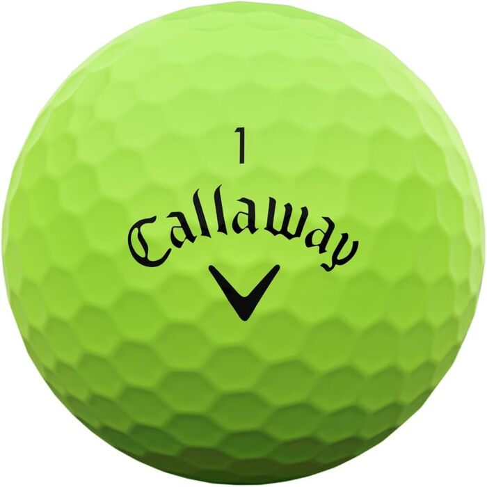 Гольф-м'яч Callaway Supersoft 2025, білий (зелений)