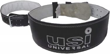Пояс для важкої атлетики USI Universal 790SL4, шкіряний, 10,2 см, з металевою пряжкою, для станової тяги, присідань і важкої атлетики, жіночий