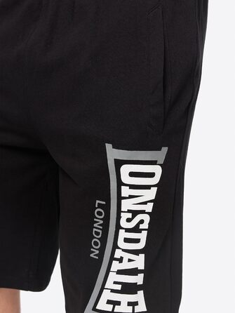 Чоловічі спортивні шорти Lonsdale Logo Jam, чорні
