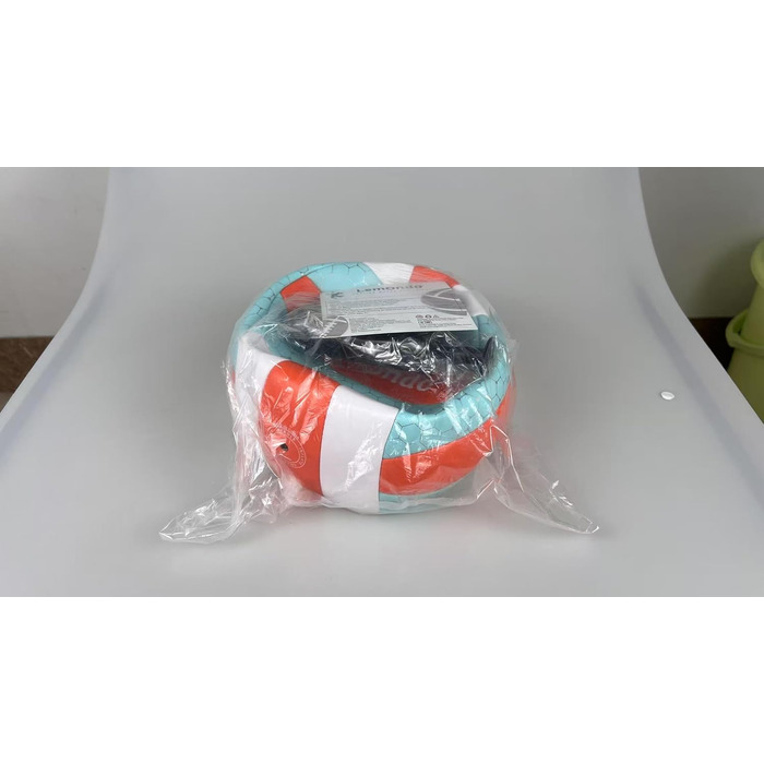 Волейбольний м'яч Lemondo, розмір 5 - м'який PU-м'яч з насосом - для залу та вулиці - водонепроникний та неслизький - для пляжу, залу, тренувань (з насосом)