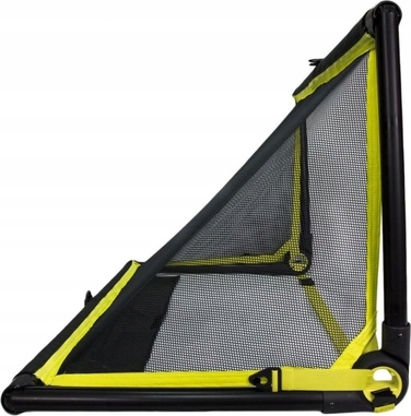 Складані переносні футбольні ворота BazookaGoal 120x75 см, чорні