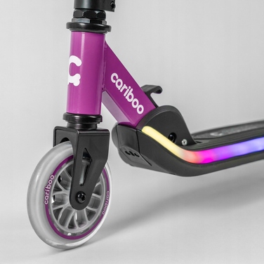 Дитячий двоколісний самокат Cariboo LEDstar, складаний, з LED-підсвіткою