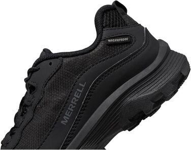 Дитячі трекінгові черевики Merrell Moab Speed Low WTRPF - чорний (10.5 Wide Little Kid)