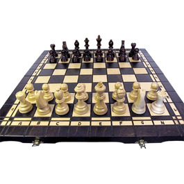 Дерев'яний ігровий набір 3-в-1 ChessEbook: шахи, шашки, нарди, 52х52 см, складаний, ручна робота