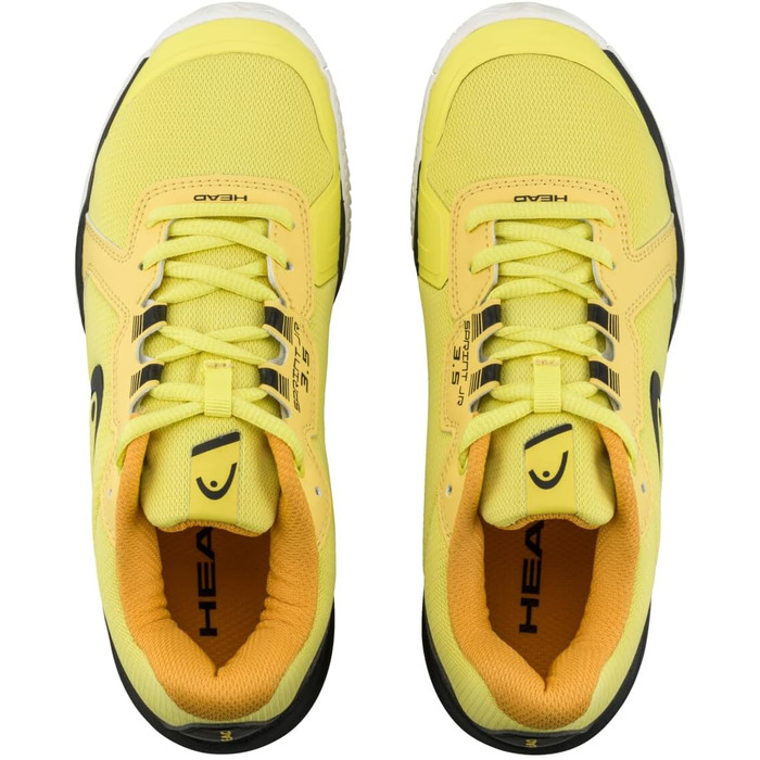 Дитячі тенісні кросівки HEAD Sprint 3.5 Junior (36 EU) – чорний, банан