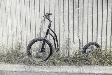 Самокат Yedoo S2016 Disc для дорослих, до 150 кг, з дисковими гальмами, надувні колеса 20/16, регульований кермо, для собак, оновлений Mezeq