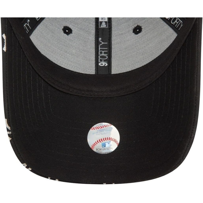Кепка New Era MLB з логотипом команди для жінок, регульована, вигнутий козирок, бейсболка NY LA, універсальний розмір (New York Yankees #36501, універсальний розмір)