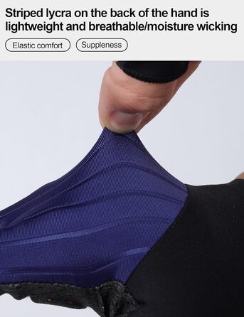 Велосипедні рукавички Ameda: тонкі літні, дихаючі, з нековзким покриттям для шосейних та гірських велосипедів. Для чоловіків та жінок, зелені (M, Синій)