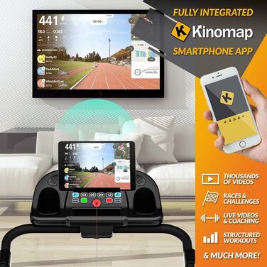 Бігова доріжка Bluefin Fitness Kick FIT складана для ходьби, домашнього та офісного використання, Walking Pad під стіл, сіра, 2023