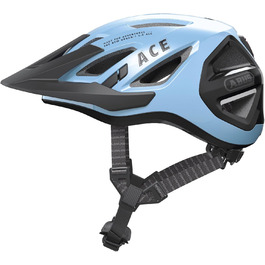 Велосипедний шолом ABUS Urban-I 3.0 ACE з LED підсвіткою, магнітною застібкою та подовженим козирком для жінок і чоловіків
