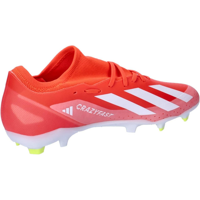 Кросівки футбольні Adidas X Crazyfast 3 FG для твердого поля (48 EU, Червоний, Білий, Жовтий)