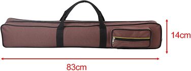 Чохол для кия Billard Pool Queue: захист від подряпин, зручне зберігання (колір кавовий)