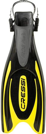 Ласти для дорослих Cressi Frog Plus M/L 42-45 чорні/жовті