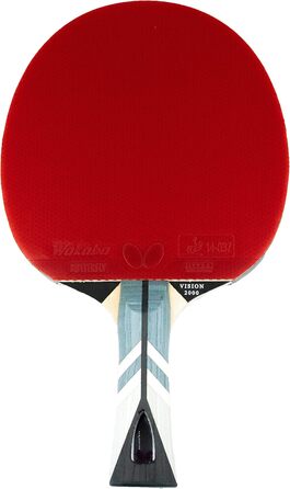 Настільний тенісний ракетка Butterfly Timo Boll Vision 2000, ITTF, для професіоналів, обгумування Wakaba, ручка Single