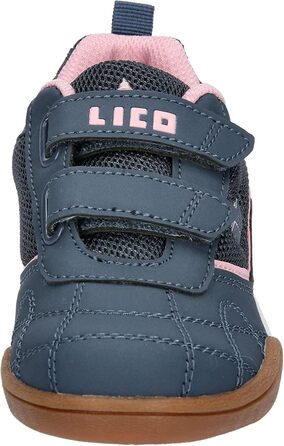 Дитячі спортивні зала спортивні черевики Lico Sloan (28 EU, сірий, рожевий)