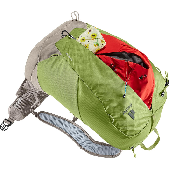 Рюкзак туристичний Deuter AC Lite 23 л (зелено-червоний)
