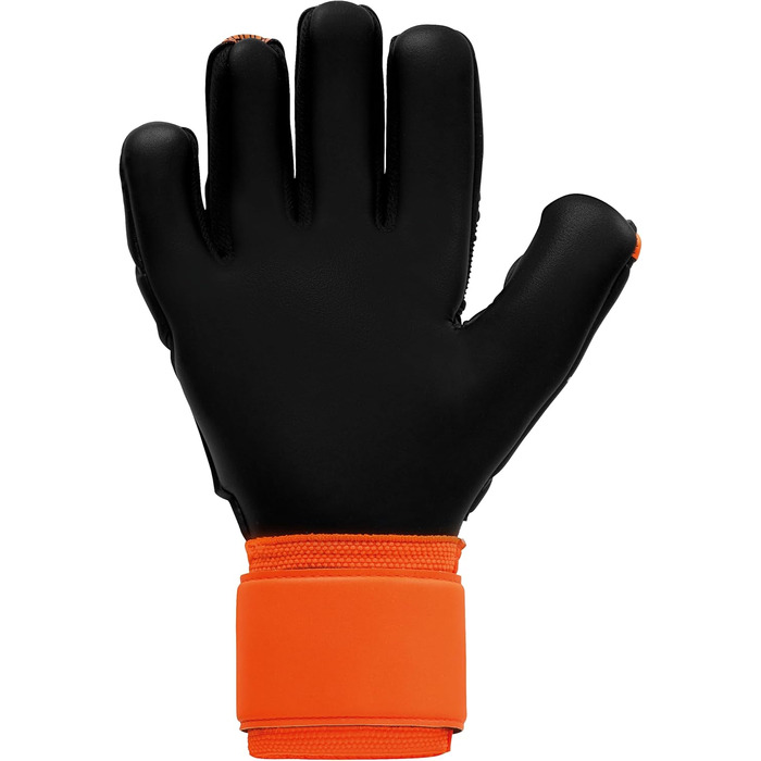 Воротарські рукавички Uhlsport Super Resist+ HN для підлітків, неон-оранжеві/чорні/білі, розмір 9, унісекс