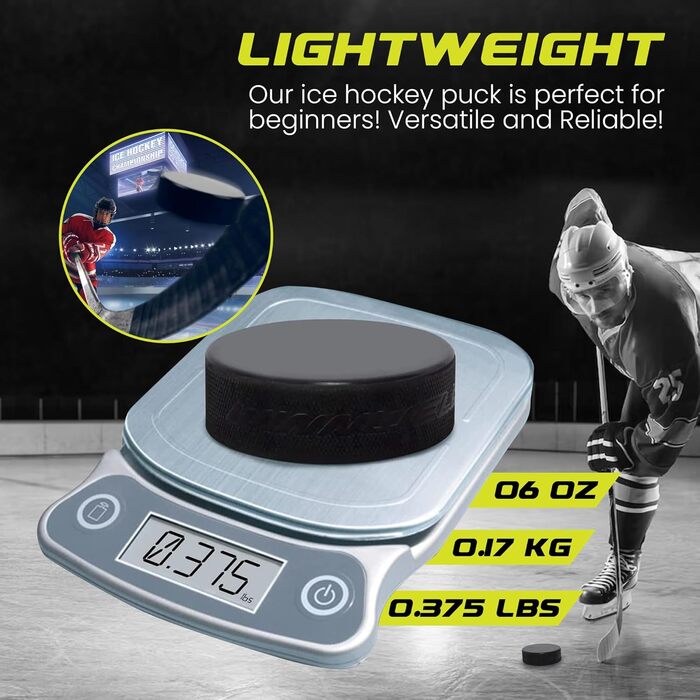 Ковзанкові шайби Winnwell, чорні, набір 18 шт., 170 г, офіційний розмір, для тренувань та відпрацювання навичок