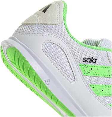 Дитячі футбольні залажні кросівки Adidas Super Sala Competition III, 30 EU, біло-чорні