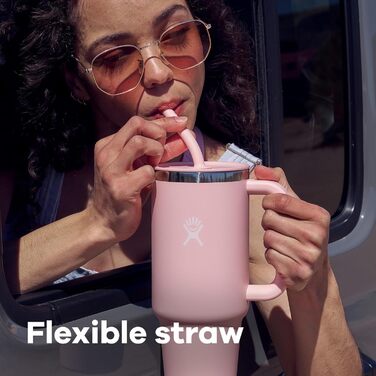 Термокружка Hydro Flask Trillium 1180 мл з кришкою зі соломинкою, нержавіюча сталь, вакуумна ізоляція, для подорожей