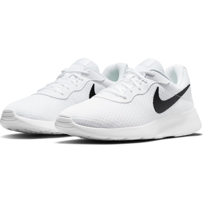 Кросівки Nike Tanjun для чоловіків (48.5 EU, білий/чорний/Barely Volt)