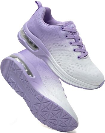 Жіночі кросівки для бігу та фітнесу Laufschuhe Lila з повітряною амортизацією та ортопедичною підтримкою 38 EU