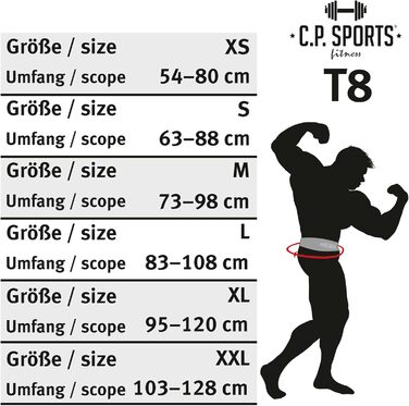 Пояс для пауерліфтингу C.P. Sports, тренувальний пояс для важкої атлетики, фітнесу та бодібілдингу