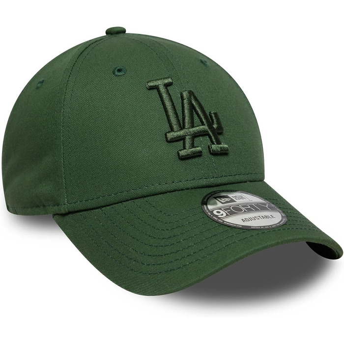 Кепка New Era 9Forty Snapback Los Angeles Dodgers — Регульована бейсболка з вигнутим візерунком MLB, один розмір