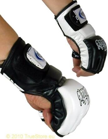 Боксерські рукавички Fairtex MMA Super Sparring FGV17, білі/чорні, XL