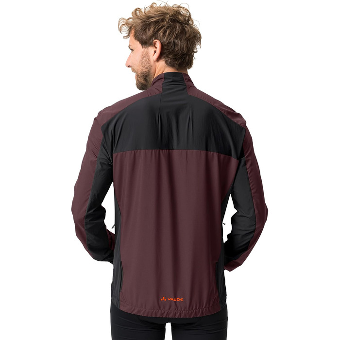 Чоловіча велосипедна куртка VAUDE Kuro Air, помаранкова (dark oak), розмір S