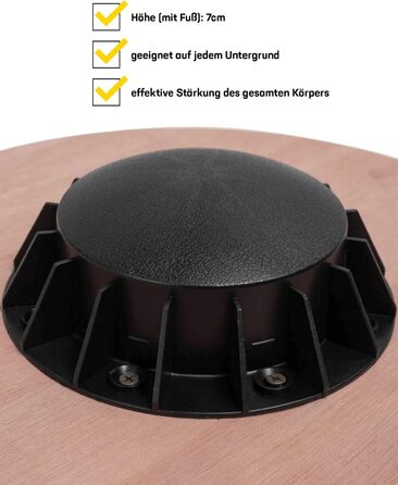 Балансувальна дошка JELEX Hold Control 40 см для тренування рівноваги, фітнесу, дошка для планки, для спортзалу та домашніх тренувань, універсальна для всього тіла