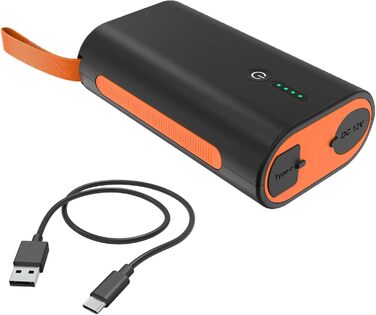 Електричний надувний насос PBG для SUP, човнів, каяків та кемпінгу з LCD дисплеєм (12V, 20 PSI, Powerbank)