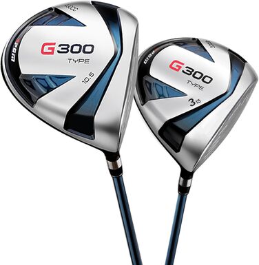 Набір гольф-клубів PGM для чоловіків – 9/12-ти частинний, драйвер Titan #1, міцні залізо, прощаючий паттер, для правшів та лівшів (9 гольф-клубів, графіт)