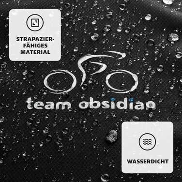 Чохли для велосипедів Team Obsidian Oxford 600D | Зберігання на вулиці та транспортування | Підходять для 1-3 велосипедів (XL)