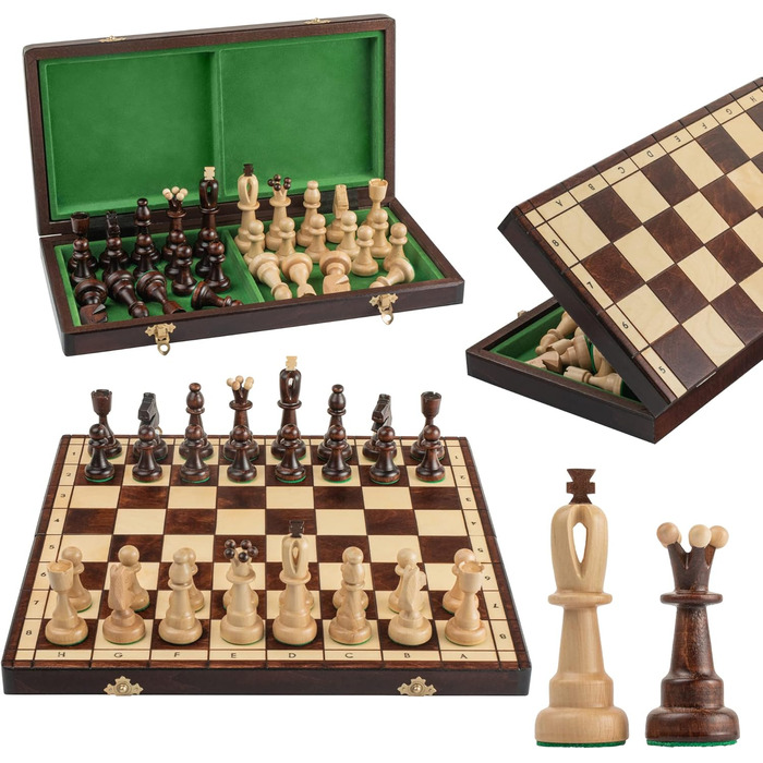 Шахи Master of Chess Superb Diamonds 42 см – дерев'яні, ручна робота, європейські, популярна модель