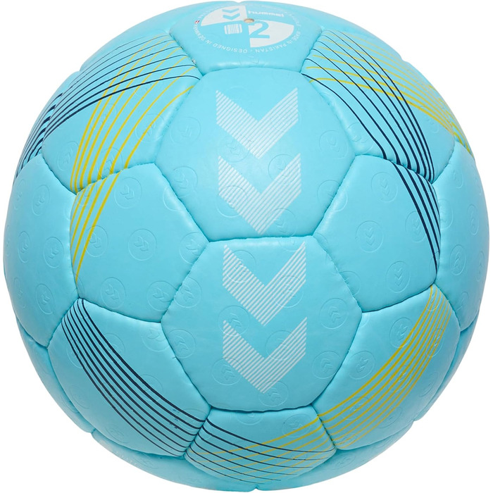 Гандбольний м'яч hummel Elite для дорослих, розмір 3, синій/білий/жовтий