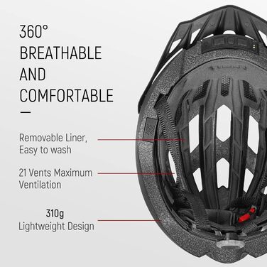 Розумний велосипедний шолом LIVALL з LED-підсвіткою, поворотниками, Bluetooth, вбудованим мікрофоном і динаміками, SOS-оповіщенням, для чоловіків і жінок, розмір L, червоний