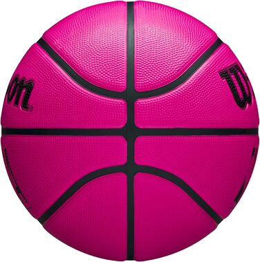 Баскетбольний м'яч Wilson NBA DRV розмір 7 рожевий, для вулиці
