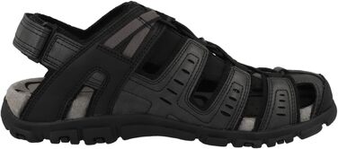 Чоловічі сандалії Geox Strada CSport, 42 EU, чорні