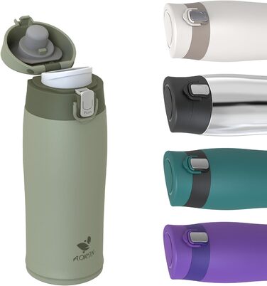 Термобутилка AORIN з нержавіючої сталі 18/8, 350/500/750 мл, герметична, BPA-free, спортивна пляшка для спорту, школи та активного відпочинку