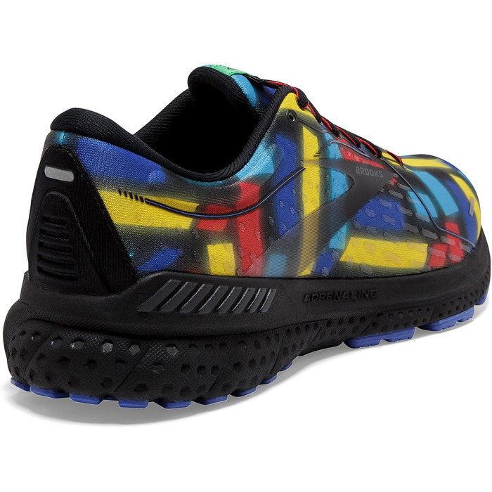 Кросівки для бігу Brooks Adrenaline GTS 21 чоловічі (35.5 EU, чорний, червоний, синій)