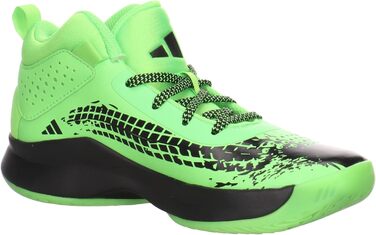 Кросівки баскетбольні adidas Cross Em Up 5 Wide для дітей та дорослих, Team Solar Green/Core Black, 40 EU