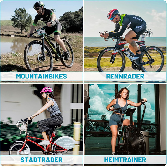 Покриття для велосипедного сидіння з двошаровою піною Memory Foam, ергономічне крісло для велосипеда, для жінок та чоловіків. Підходить для більшості велосипедів. Будь ласка, виміряйте сидіння перед покупкою. Похибка не більше 1,5 см (YG52)