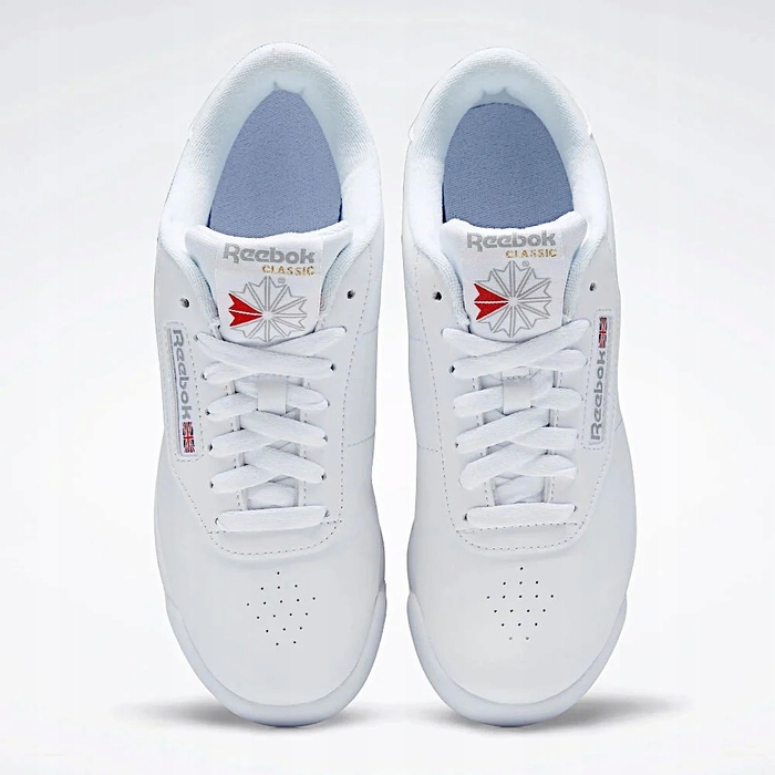 Жіночі шкіряні кросівки Reebok Princess, білі, 100000101, 42